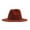 Red, variant on HNMKIU Classic Women's Panama Fedora Hat with Wide Brim Wool Floppy Design and Decorative Buckle Belt for Stylish Sun Khaki,One Size
