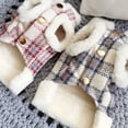 thumbnail image 2 of Ropa para perros cálida de invierno con forro polar grueso para cachorros y gatos, tracción invernal, 2 of 5
