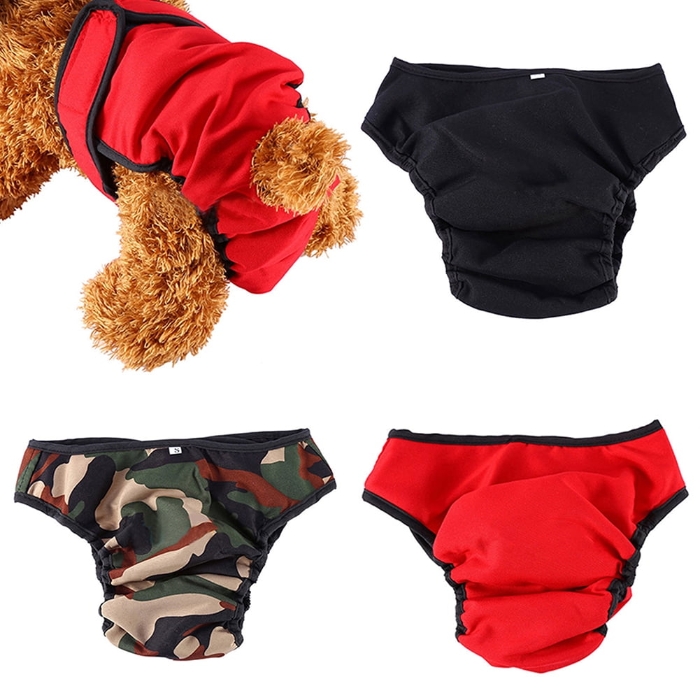 Pet Female Dog Physiological Pants Sanitary Diaper Panties Underwear Washable 