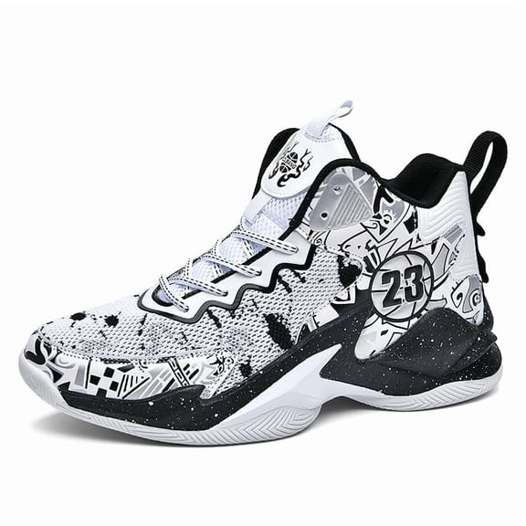 Bolognifi Men's Basketball Shoes Sports Shoes Anti Slip Basketball Boots