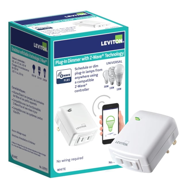 Leviton Decora Smart Wi-Fi Plug-in Dimmer - Atenuador - Inalámbrico - 802.11a/b/g/n