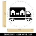 thumbnail image 2 of Moving Truck Vehicle Icon Self-Inking Rubber Stamp Ink Stamper - Black Ink - Mini 1/2 Inch, 2 of 7