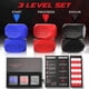 thumbnail image 2 of Mayena Sports Ejercitador de mandíbula para hombres y mujeres - 3 niveles de resistencia (6 piezas) Tabletas de silicona para ejercitar la línea de la mandíbula - Potente entrenador para usuarios prin, 2 of 5