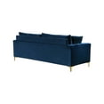 thumbnail image 6 of Meridian Furniture Naomi Contemporary Velvet Sofa in Navy, 6 of 8