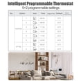 thumbnail image 3 of Programmable Smart Wall Thermostat NTC Sensor LCD Display Touch Button Water Heating Warm Floor Underfloor Digital Thermoregulator Temperature Controller for Home Room, 3 of 7