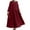 Red, variant on Lovzfmll Women's Spring Summer Round Neck Solid Cotton Linen Short Sleeve Pocket Dress Black, 4XL