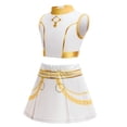thumbnail image 5 of Girls Fantasy Hunter Swimsuit Set, Movie Inspired Cosplay Costume for Halloween Stage Performance and Dress Up, 5 of 6