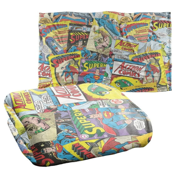 Superman Fan Officially Licensed Silky Touch Super Soft Throw Blanket 36' x 58'