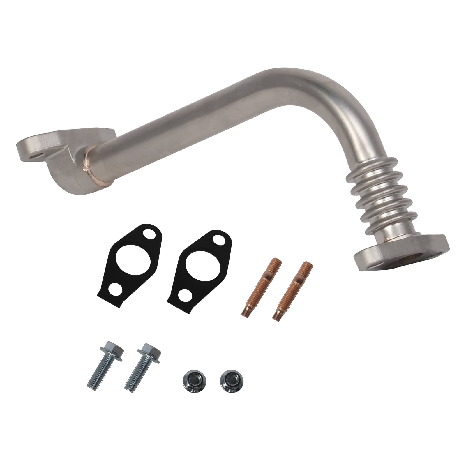 Turbo Oil Return Drain Line Kit for 6.6L LLY, LBZ, LMM, Duramax