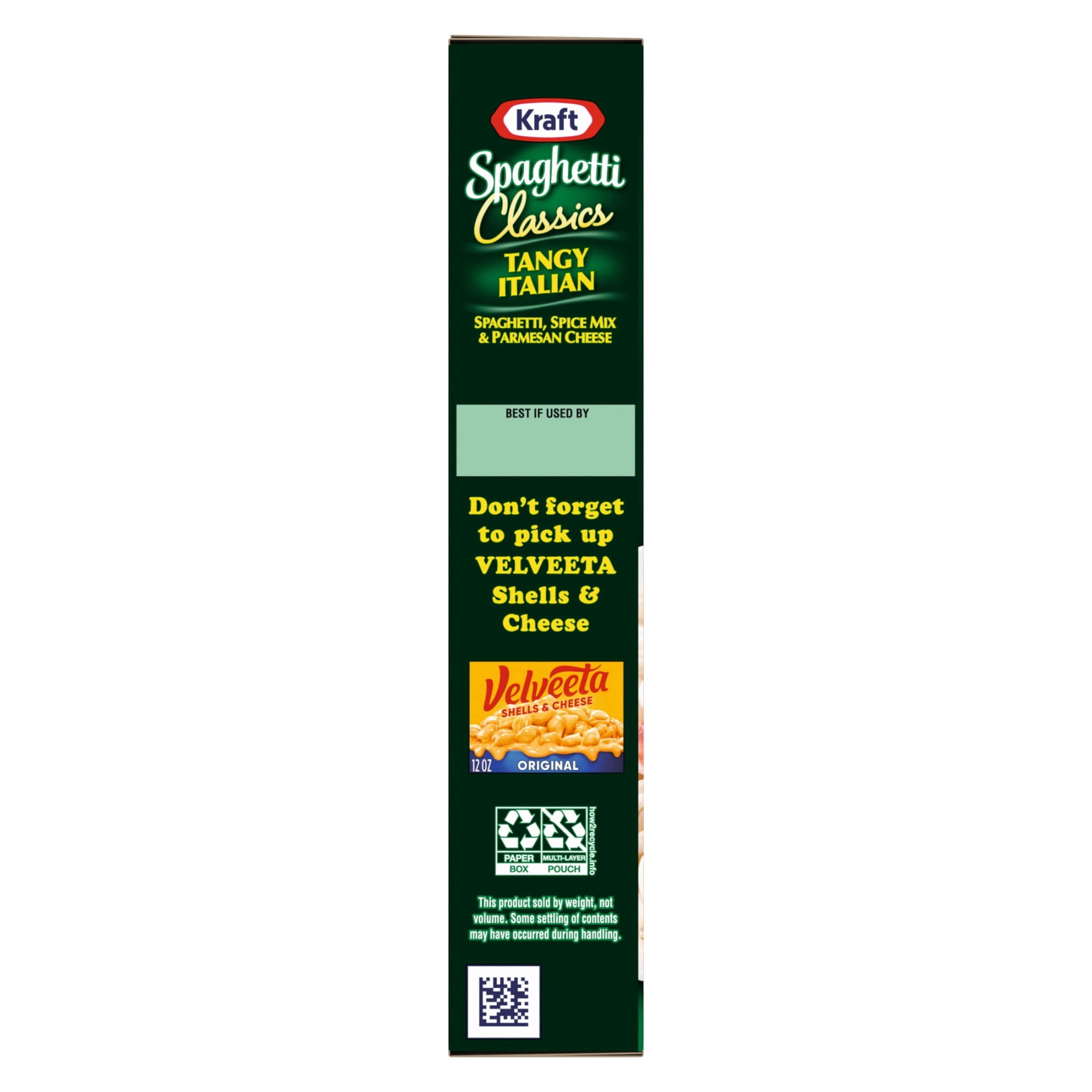 Kraft Spaghetti Classics, Tangy Italian, 8 oz (12-Pack)