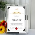 thumbnail image 2 of PETAFLOP A4 Photo Frame Glass Certificate Frame Document Frame Diploma Graduation, silver, 2 of 8