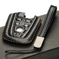 thumbnail image 5 of Vitodeco Leather Smart Key Fob Case Compatible with BMW I3, BMW I8 (2014-2021 Models) - 4-Button, Black, 5 of 5