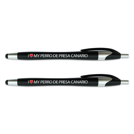 I Love My Perro De Presa Canario Stylus Ball Point Pen 2 (Best Dry Food For Presa Canario)