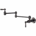 thumbnail image 5 of Pioneer Faucets 2AM600-SS Americana Wall Mounted Dual Handle 21-7/8" Reach Pot Filler, 5 of 5