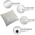 thumbnail image 4 of BANET Plush Deluxe Faux Fur Suede Throw Pillow Cover Sheepskin Rectangular for Bed 12x12in, 4 of 5