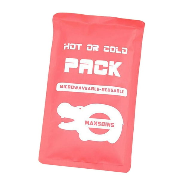 Paquete de gel de frío y calor instantáneo para lesiones deportivas REUTILIZABLE PARA MICROONDAS CONGELABLE rojo jinwen paquete frío caliente