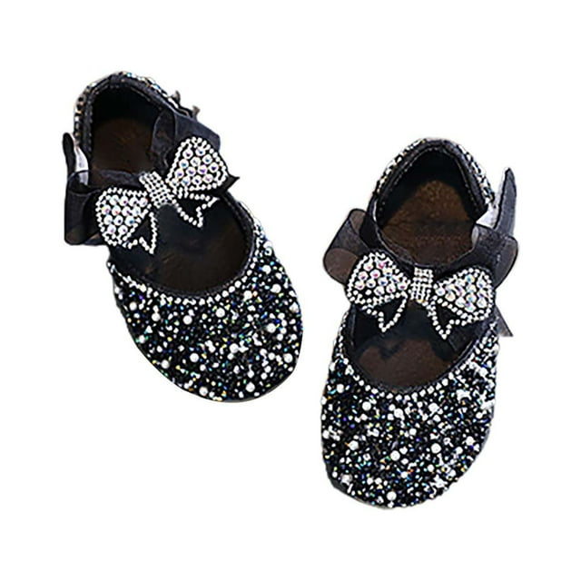 PEASKJP Fashion Sandals for Girls Back Elastic Straps with Hook Loop Open Toe Lightweight Sandal,Black 33