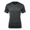 thumbnail image 5 of Men's Sports Short Sleeve Summer Round Neck Simple Stretch Leisure Gym Short Sleeve, 5 of 7