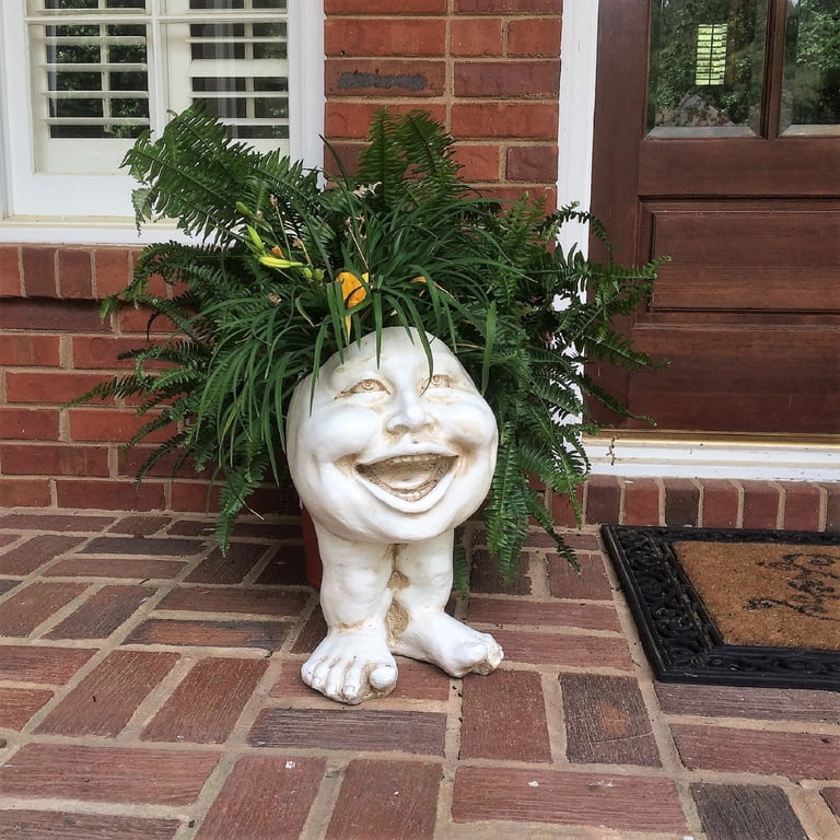 Homestyles Antique White Aunt Minnie the Muggly Face Humorous