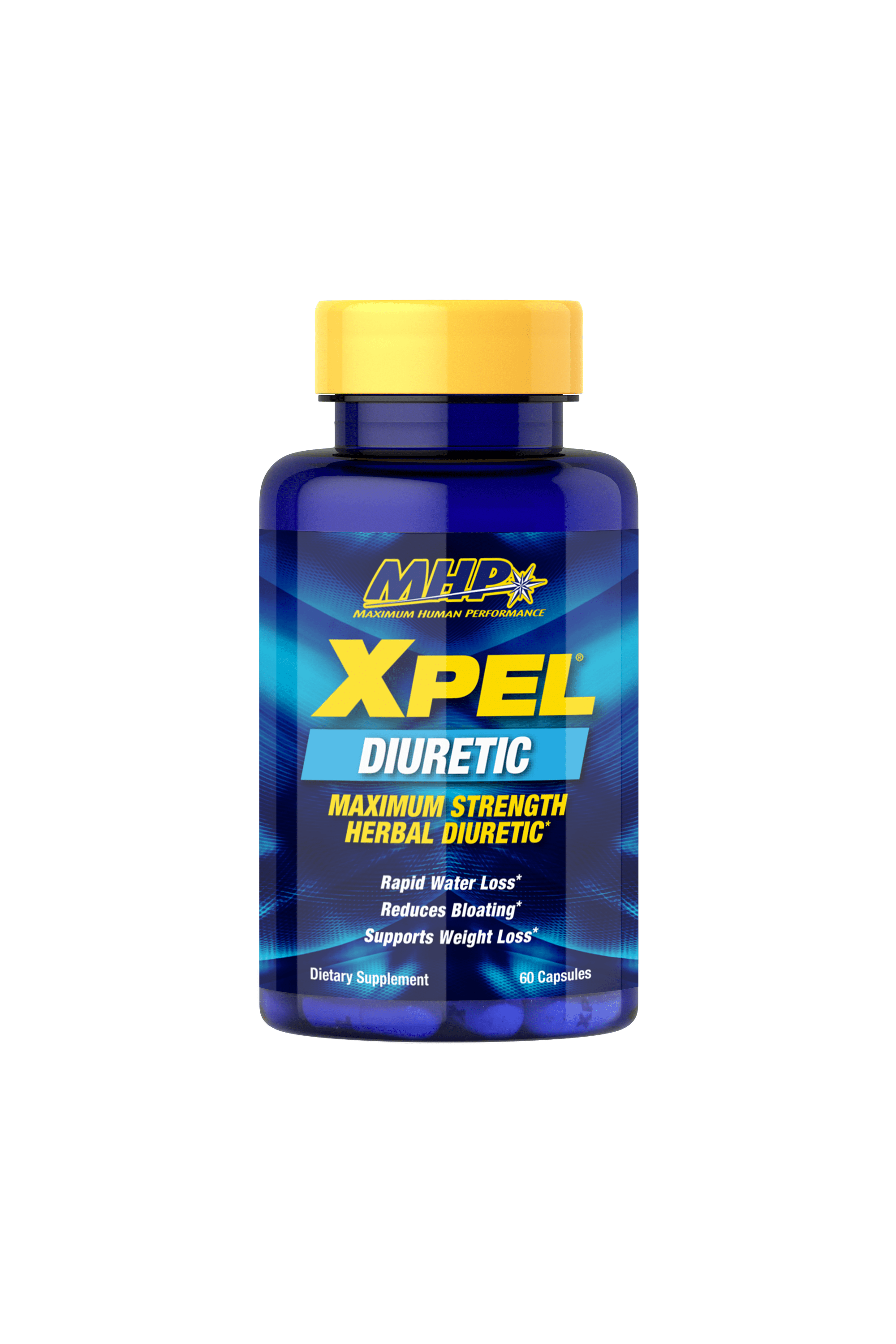 MHP Xpel Maximum Strength Herbal Diuretic (Dietary Supplement), 60 Capsules