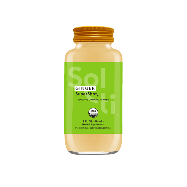 GINGER SuperShot with 17g Fresh Pressed Ginger, Organic Immunity Juice