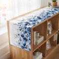 thumbnail image 6 of Table Runners 70 Inches Long Dress Scarves, Blue Blooms Floral Farmhouse Coffee/Dining/Kitchen Table Decor, Holiday Table Runner, Farmhouse Spring Flowers Botanical 13x70 Inch, 6 of 9