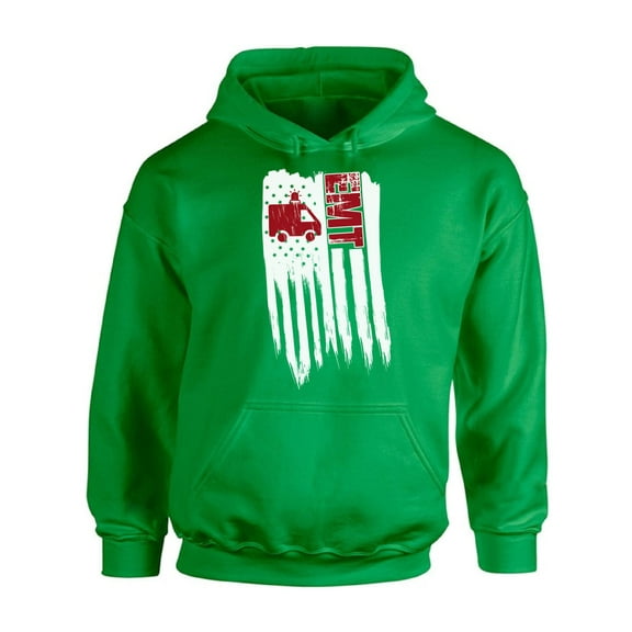 Awkward Styles American Flag EMT Hoodie USA Pride Retro USA EMT Hooded Sweatshirt for Men EMT Gifts USA EMT Hooded Sweatshirt for Women I'm American Vintage USA EMT Men Women Hooded Sweater