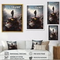 thumbnail image 4 of DESIGN ART Designart "Dreamy Office Ii" City Fantasy Canvas Print 16 in. wide x 32 in. high, 4 of 5