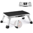 thumbnail image 1 of Escalera VEVOR, 1 peldaño, plegable, acero, capacidad 150 kg, 1 of 9