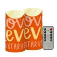 thumbnail image 2 of Iauyy Flameless Candles Battery Operated LED Pillar Candles with Remote and Timer, Childish Curiosity Set of 2 （S), 2 of 8
