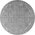 thumbnail image 1 of Ahgly Company Indoor Round Persian Gray Traditional Area Rugs, 3' Round, 1 of 1