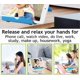 thumbnail image 3 of Cell Phone Stand for Desk, Foldable Cell Phone Holder Mobile Stand Phone Dock, Multi-Angle Universal Adjustable Tablet Stand Holder Compatible with Mo, 3 of 4