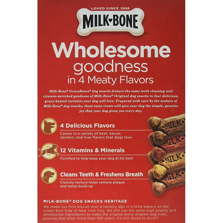 Milk Bone GravyBones Dog Treats for Small Dogs 19 oz Pack of 2 Walmart