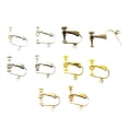 thumbnail image 2 of veasfak 10x Earrings Converter Clamps Non-Pierced Clip On Earring Findings DIY Accessory, 2 of 9