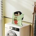 thumbnail image 2 of ZIATUBLE Frog Clothes Pins Bag Strawberry Clothes Pins Bag Holder 2 Pieces Set Easy to Install Clothes Pin Storage Bag Portable Wardrobe Clothes Storage Organizer Closet with Hanging Rack, 2 of 7