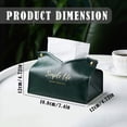 thumbnail image 4 of Simple Pu Leather Tissue Box The Tissue Box Is Designed Reasonably and Suitable for Various Sizes of Tissue Bags. It Can Be Conveniently Placed on The Desktop to The S, Home Textile Storage, 4 of 9