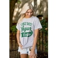 thumbnail image 3 of Date Vegan Boy Vegetarian Healthy Women's Graphic T Shirt Tees Brisco Brands X, 3 of 6