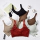 thumbnail image 2 of Chaleco deportivo sin tirantes a prueba de golpes con almohadilla de pecho desmontable, chaleco fruncido, ropa interior de mujer, hermosa espalda que envuelve el pecho, 2 of 6