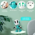 thumbnail image 2 of Juguete de metal recargable HUOGUO Talking Robots con sonido y luz, 2 of 5