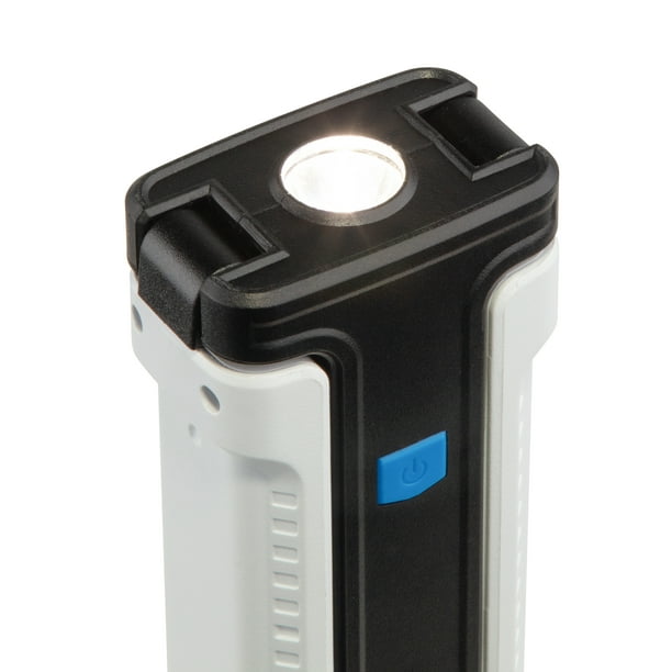 HART Dual Axis Rechargeable Handheld Work Light with Flashlight