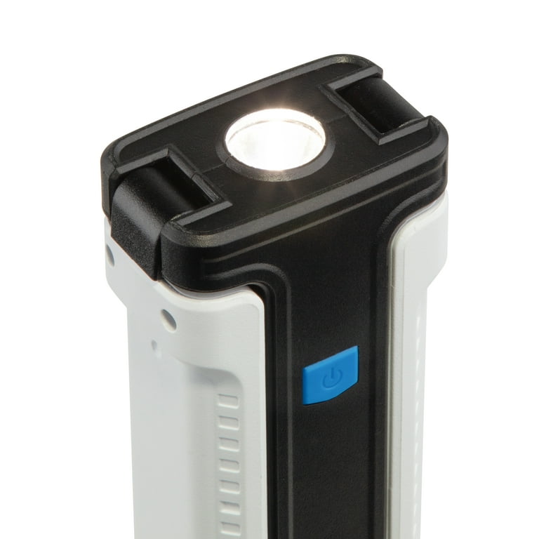 HART Dual Axis Rechargeable Handheld Work Light with Flashlight