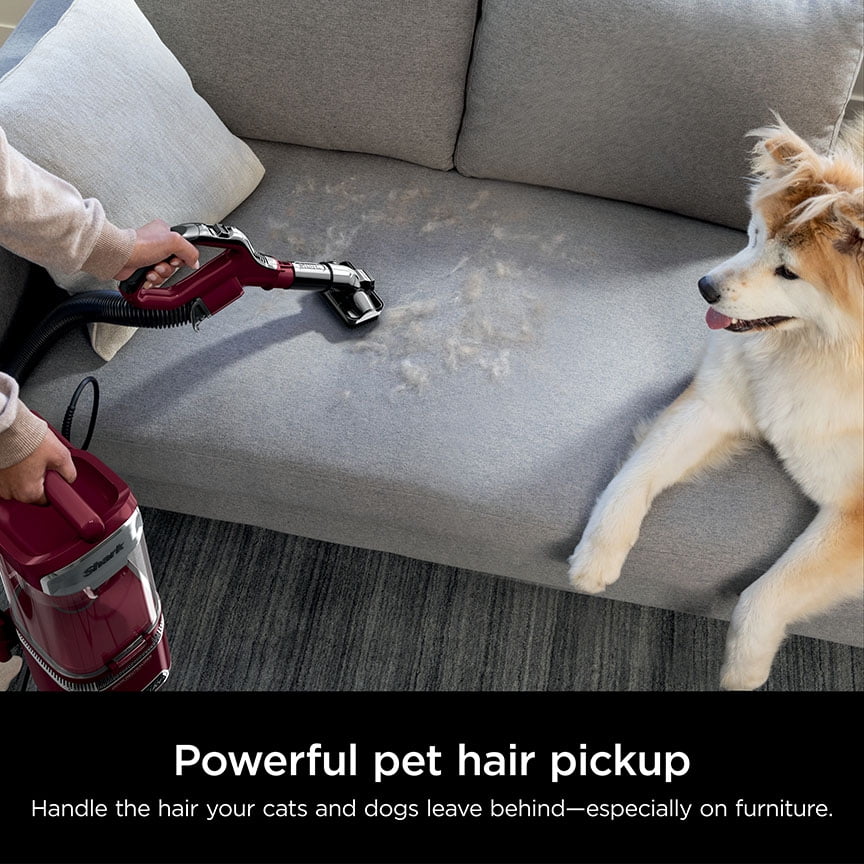 Shark Detect Lift-Away ADV Upright Vacuum, Pet Friendly, Floor Detect, Direction Detect, PowerFins Self-Cleaning Brushroll, LA492 Burgundy