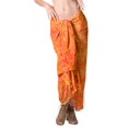 thumbnail image 3 of HAPPY BAY Women's Beachwear Summer Beach Wrap Bikini Wraps Sarong Skirt Swimsuit Swimwear Coverups Bathing Suit Swim Cover ups for Womens One Size Saffron, Floral, 3 of 5