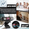 thumbnail image 3 of 2K 4K Conference PC Webcam Autofocus USB Web Camera Laptop Desktop For Office Meeting Home With Mic 1080P HD Web Cam-1K Webcam, 3 of 7
