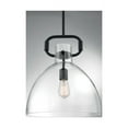 thumbnail image 2 of 60/7152-Nuvo Lighting-Teresa-1 Light Bell Pendant in Traditional Style-14 Inches Wide by 16.5 Inches High-Matte Black Finish, 2 of 6