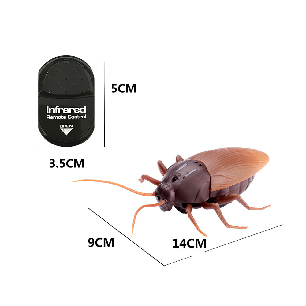 giant roach Remote Control Kids adults trick Animal Cockroach Infrared Electric 