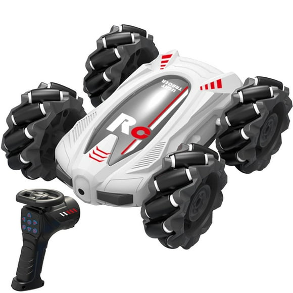 RC Car for Kids 2.4GHz RC Stunt Car 360° Rotation Remote Control Chasing Light Induction Toy Cars Double Sided Rotat