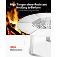 thumbnail image 3 of VEVOR Fire Pit Heat Deflector for Solo Stove Yukon 20 in Bonfire Stainless Steel, 3 of 9