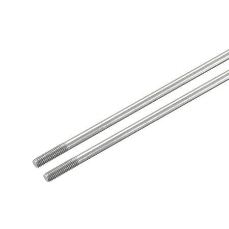 

M3x150mm 304 Stainless Steel Push Rod Double End Threaded Rod for DIY 2Pack