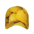 thumbnail image 2 of Daiia Ripe Yellow Lemon Baseball Cap Men Women Classic Adjustable For Running Workout And Outdoor Activitie All Season Dad Hat Gift, 2 of 9